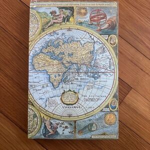 Antique Map Style Journal/Notebook- New